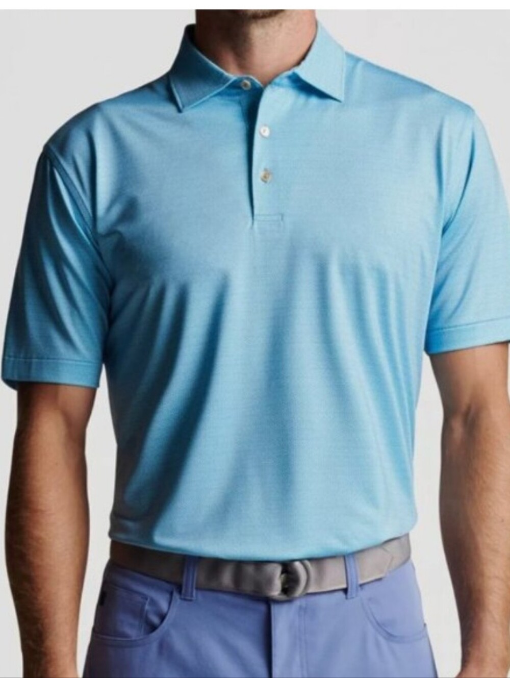 NWOT Peter Millar Mens Aqua Summer Comfort ShortSleeve Performance Polo Size XXL